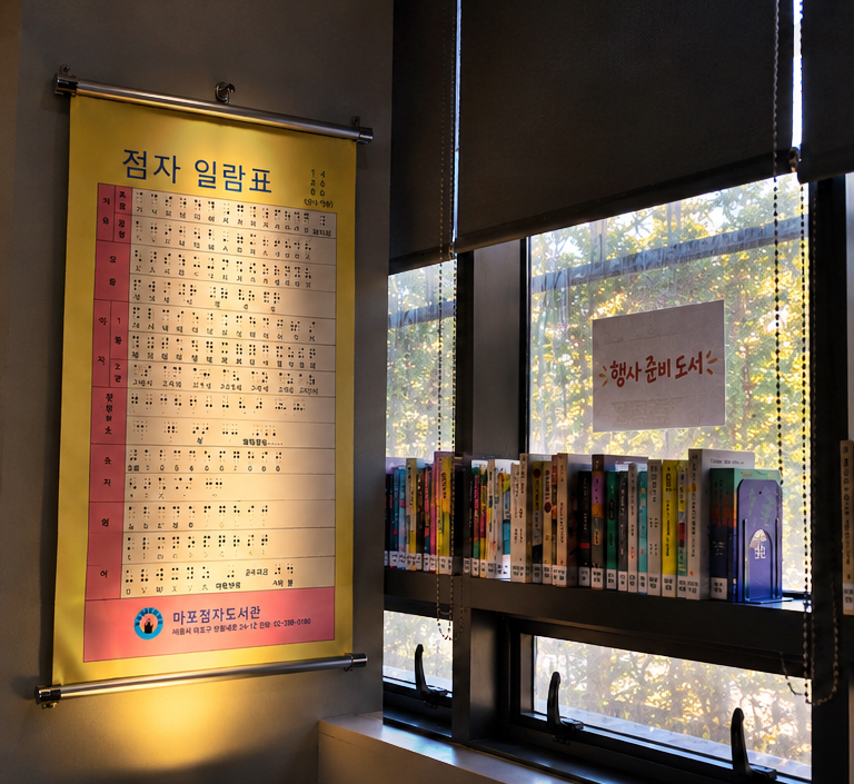 마포점자도서실에 비치된 점자 일람표.png