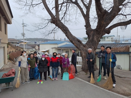 북내면, 새봄맞이 대청소 실시로 쾌적한 마을환경 조성