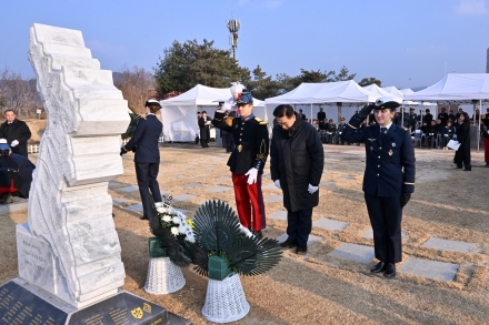 양평군, UN프랑스대대 소속 한국군 참전기념비 건립 후 호국영령 추모 발길 이어져