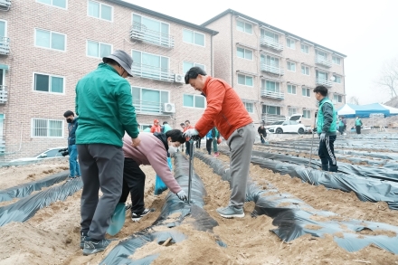 광주시 탄벌동 남녀새마을회, 사랑의 감자 심기 추진