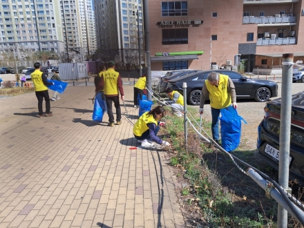 광주시 광남2동, 경기도체육대회 대비 ‘클린데이’ 환경정화 실시