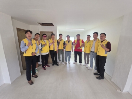 이천중앙로타리클럽·(재)이천시자원봉사센터, 보훈대상자 주거환경 개선 봉사 펼쳐