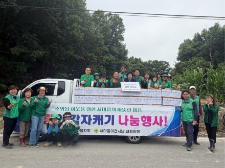 새마을운동이천시지회 「사랑의 감자 캐기 나눔 행사」 개최