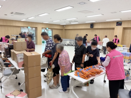 구리시 교문1동,  추석맞이 ‘더 행복한 나눔데이’개최